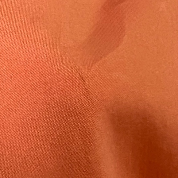 LAFAYETTE 148 Women's Orange Collared 3/4 Length Sleeve Blouse ~ Size Small - Picture 10 of 10